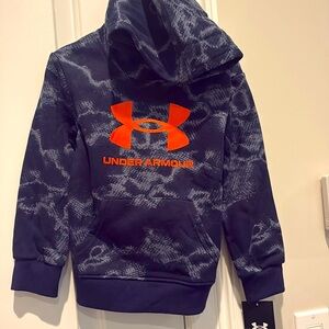Under armour tie dye hoodie sweatshirt size 4 brand new with tags never worn